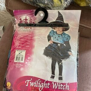 Twilight Witch Kids Costume - Teal and Black